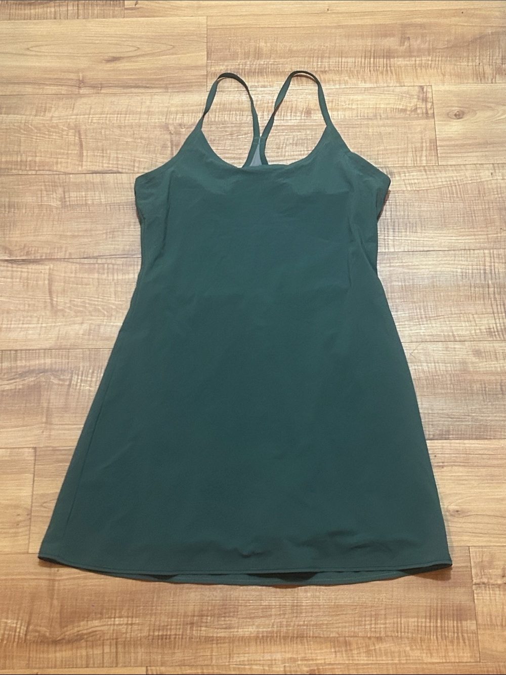 Outdoor Voices dark green racerback tank athletic dress skort Medium